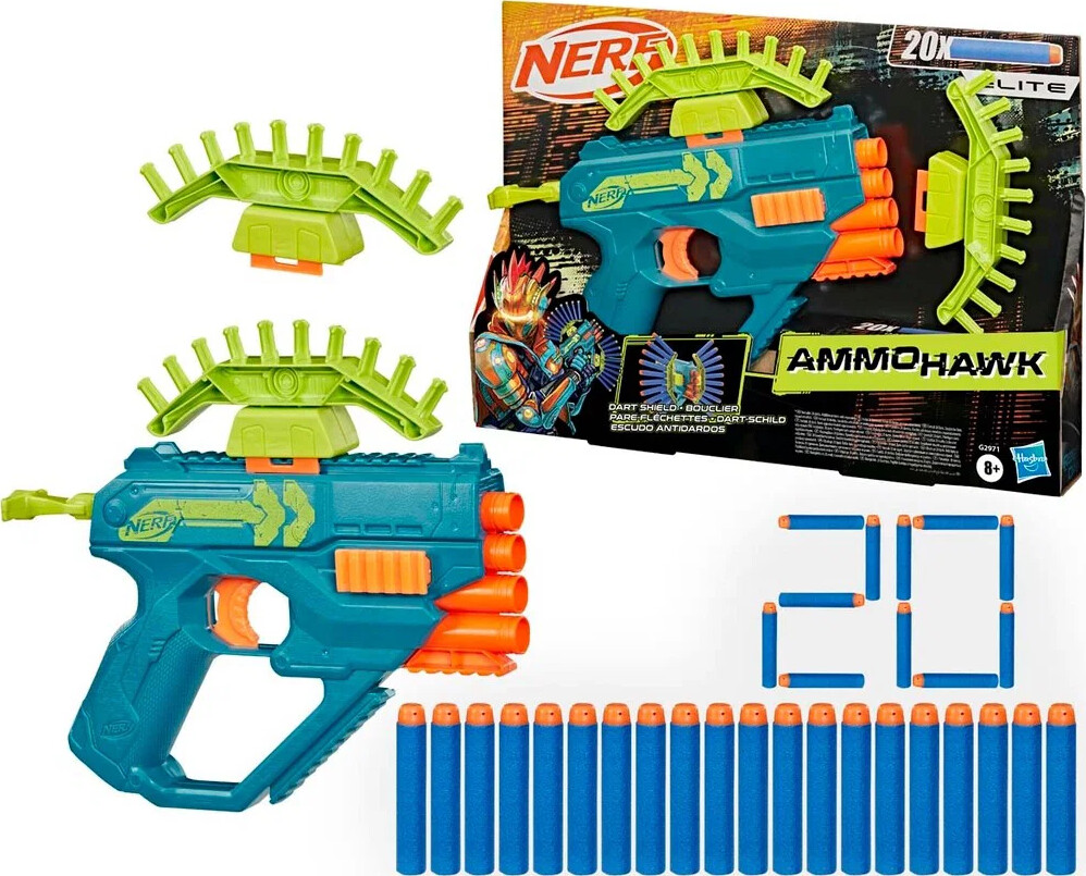 Nerf - Rebel Ops Ammohawk - Med 20 Skud - Hasbro G2971