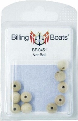 Billede af Net Ball, Woood - 10mm /10 - 04-bf-0451 - Billing Boats