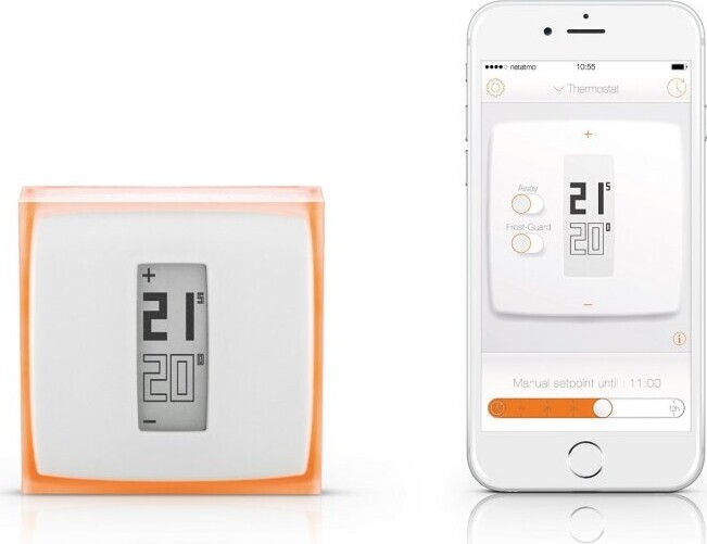 Netatmo Wifi / Smartphone Thermostat - Digital Termostat Til Smart Home