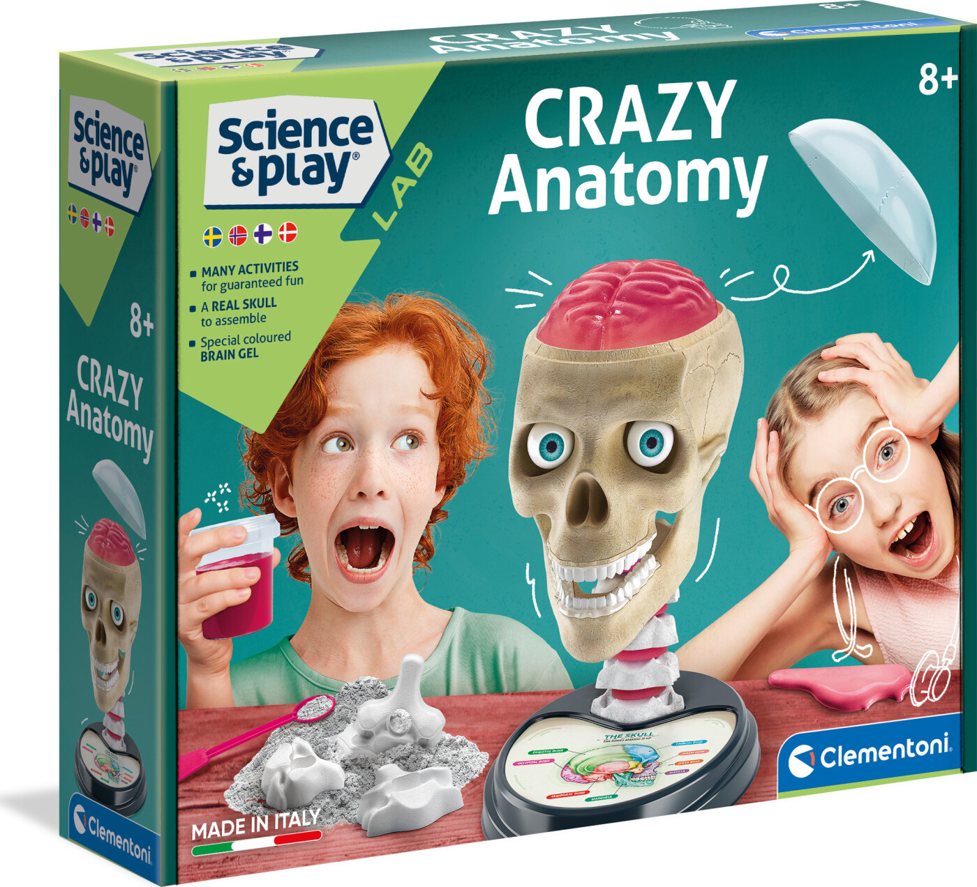 Billede af Videnskabssæt Til Børn - Kranie - Science & Play - Clementoni