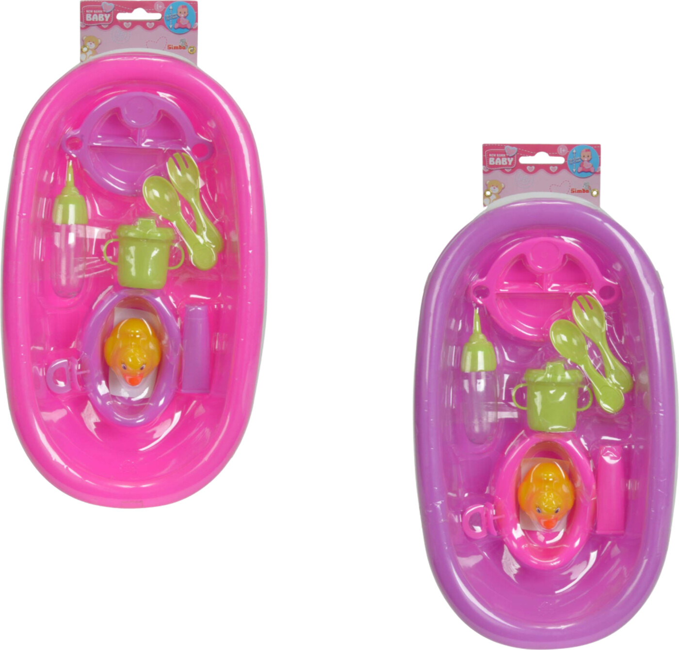 New Born - Baby Dukke Badekar - Overraskelse - Simba Toys