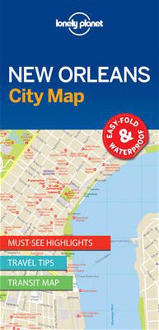 Billede af New Orleans City Map - Lonely Planet - English Book