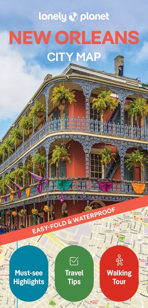 New Orleans - Lonely Planet - City Map - English book
