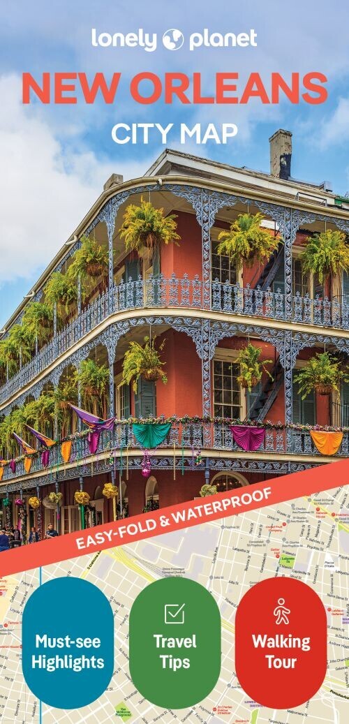 New Orleans - Lonely Planet - City Map - English book