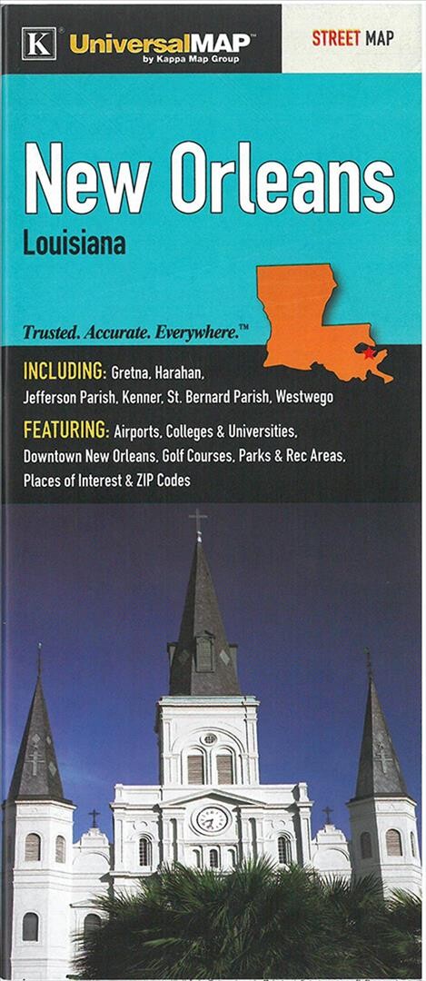 New Orleans - Kappamap - English Book