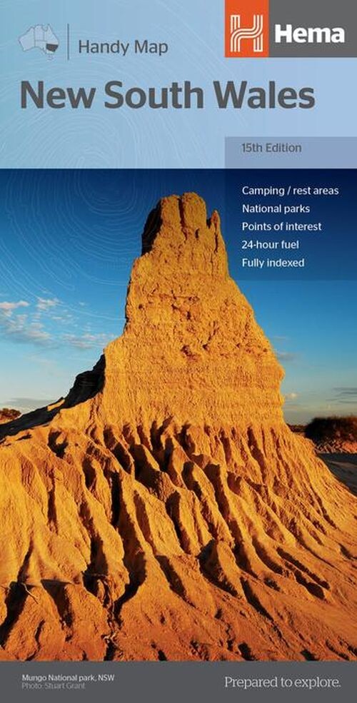 Billede af New South Wales Handy Map - Hema Maps - English Book