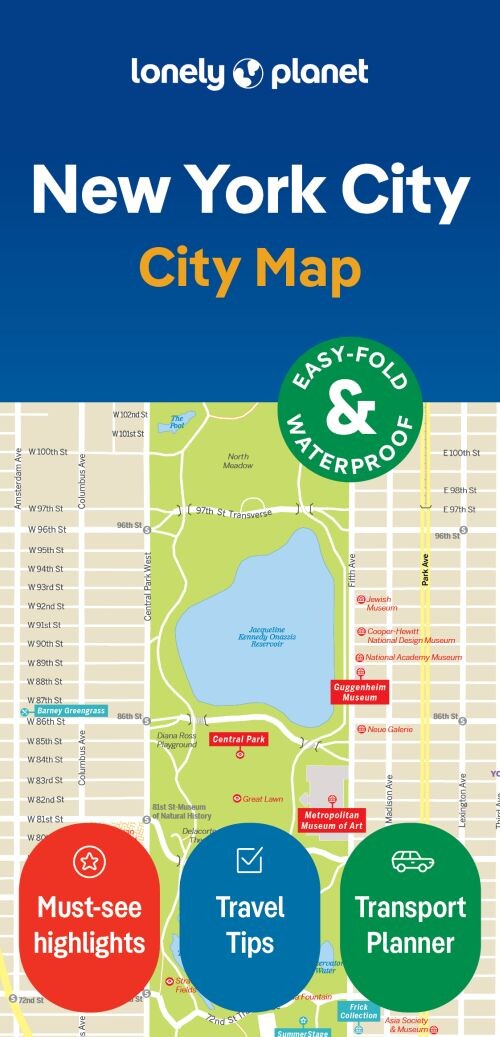 New York City Map - Lonely Planet - English book