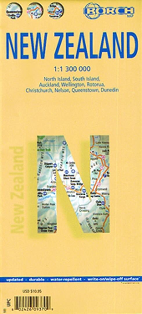 New Zealand - Borch Maps - English book