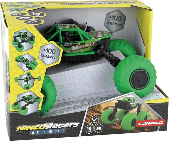 Ninco Racers - Mutant Rc Monster Truck - 100 Stillinger - 2.4 Ghz