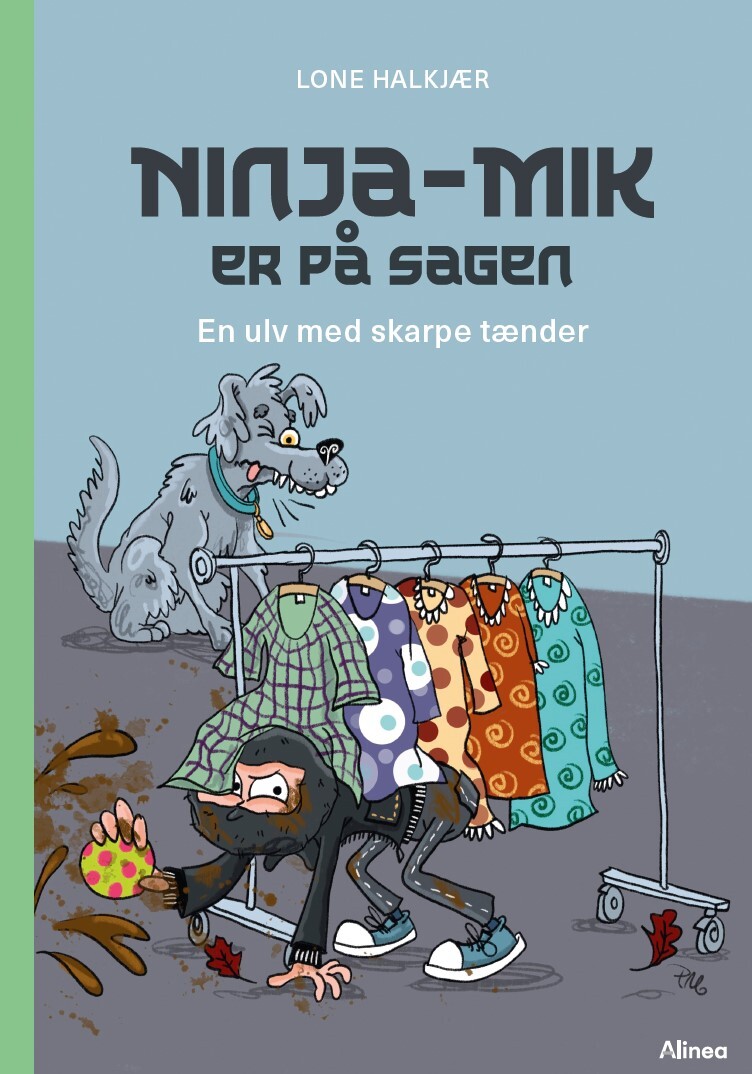 Billede af Ninja-mik Er På Sagen - En Ulv Med Skarpe Tænder - Grøn Læseklub - Lone Halkjær - Bog
