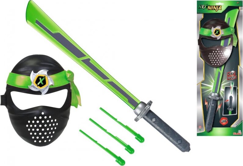 afregning fryser Faktisk Ninja Sæt Med Lys Og Lyd - Inkl. Sværd Og Maske 169.95 DKK • Toy Factory