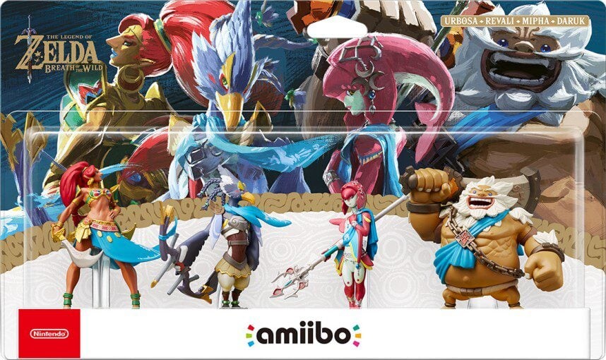 Billede af Nintendo Amiibo Figurer - The Legend Of Zelda - Breath Of The Wild - 4 Stk