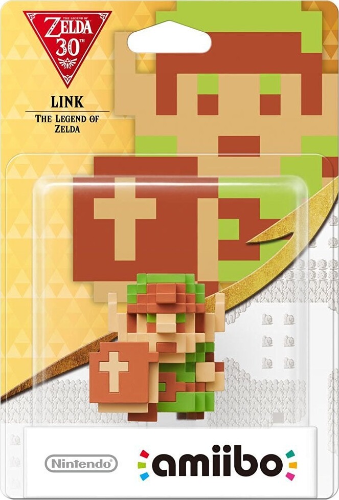 Se Nintendo Amiibo Figur - 8 Bit Link - The Legend Of Zelda hos Gucca.dk
