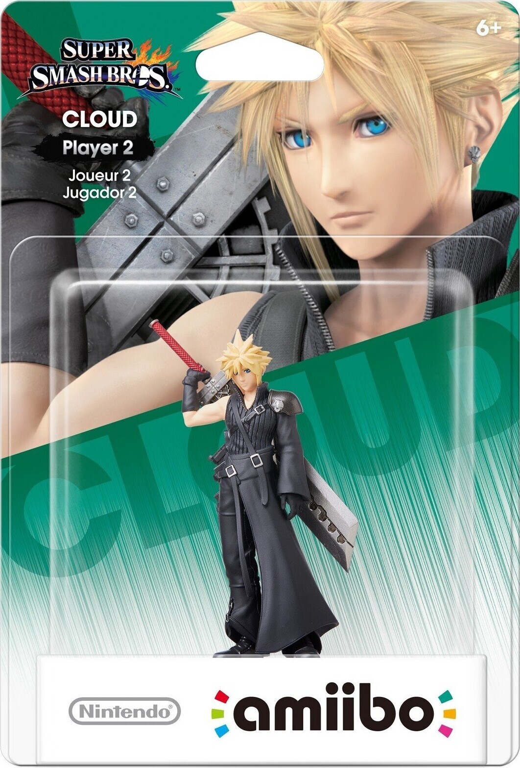 Nintendo Amiibo Figur - Cloud Player 2 Figur - Super Smash Bros.