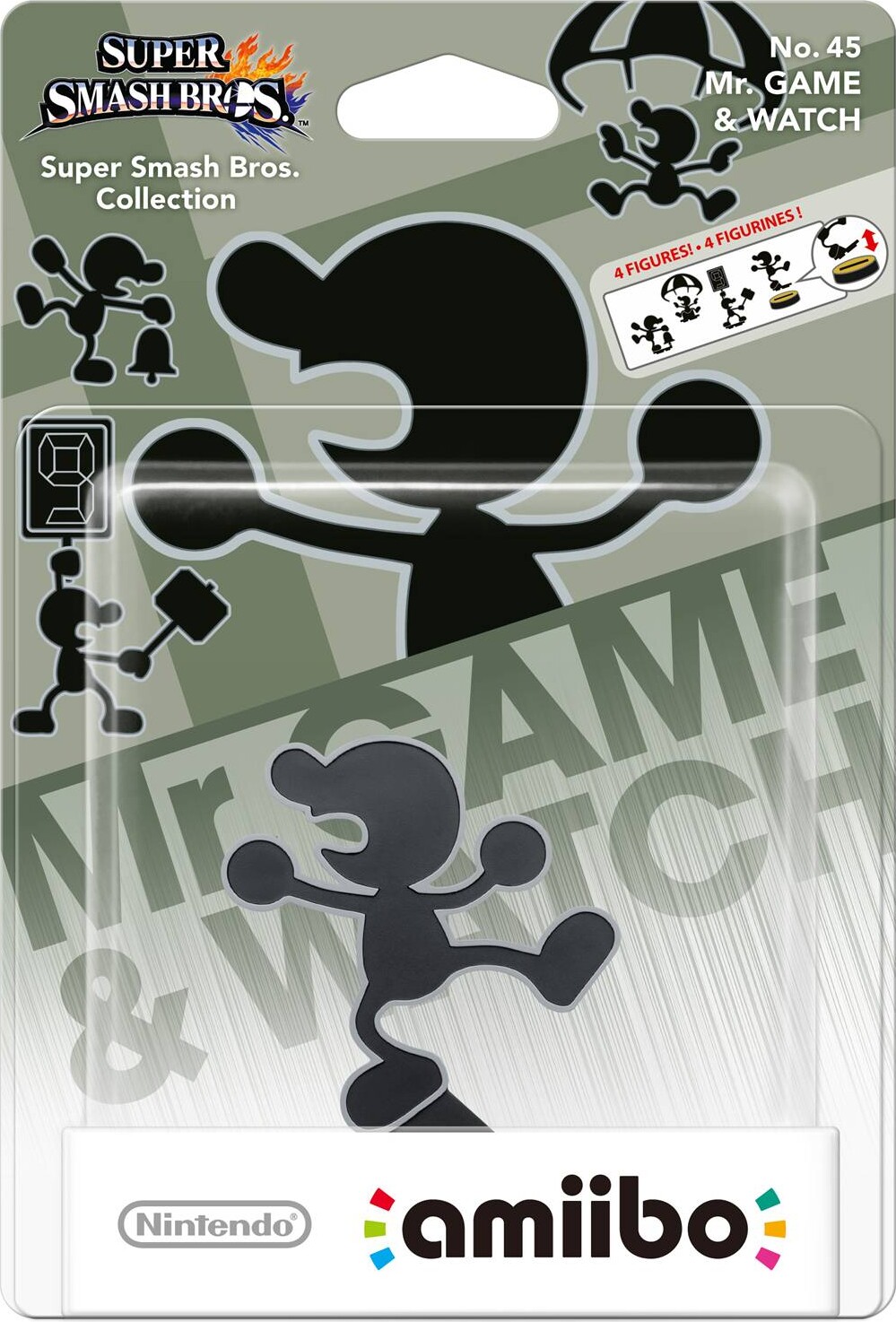 Se Nintendo Amiibo - Super Smash Bros. Figur - Mr. Game & Watch hos Gucca.dk