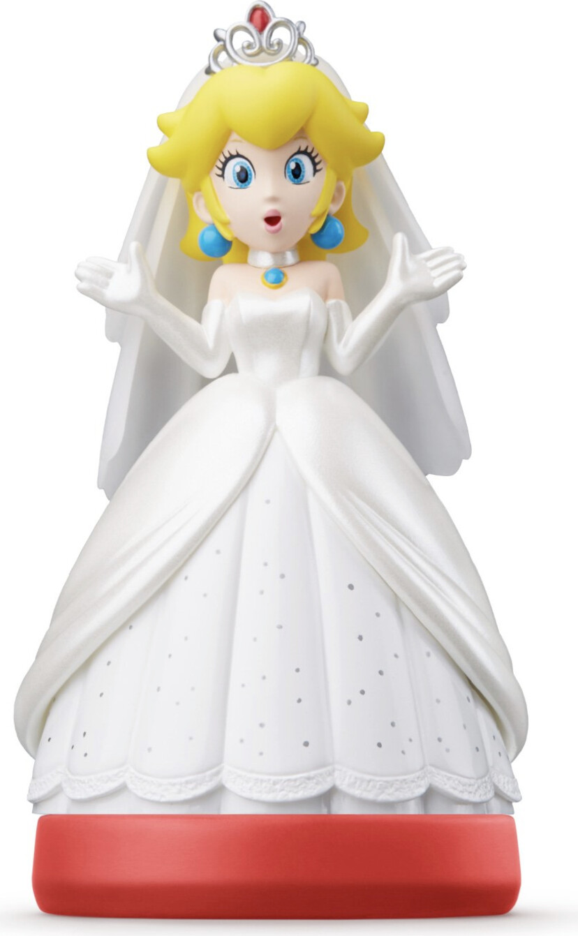 Se Nintendo Amiibo Figur - Prinsesse Peach I Brudekjole hos Gucca.dk