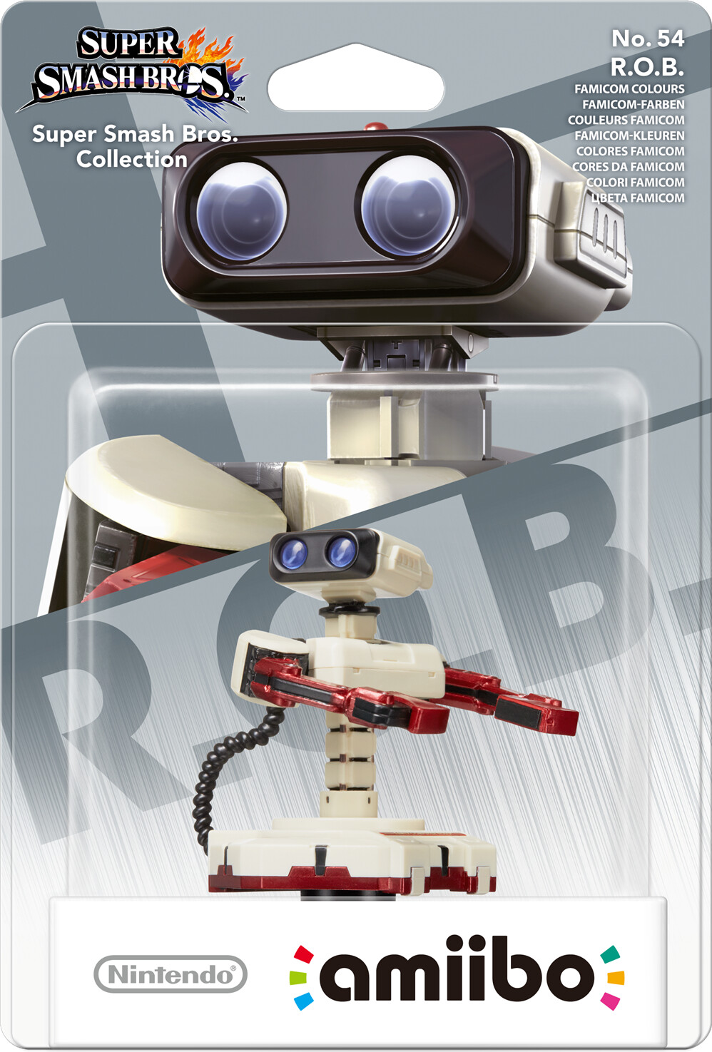 Se Nintendo Amiibo - Super Smash Bros. Figur - R.o.b. Famicom Colours hos Gucca.dk