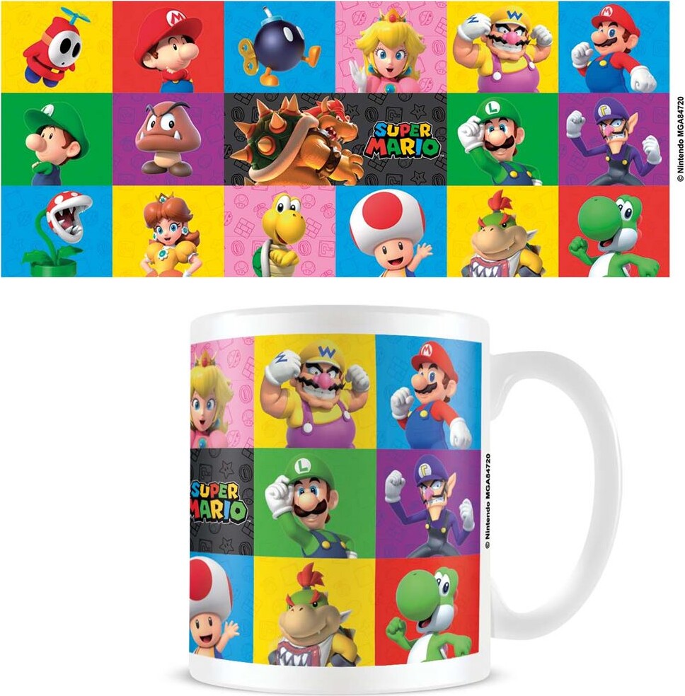 Nintendo - Super Mario 3d Friends & Foes White Pod Mug - White