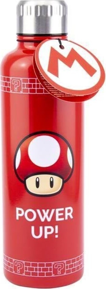 Nintendo Super Mario - Vandflaske - Power Up - Rød - Paladone
