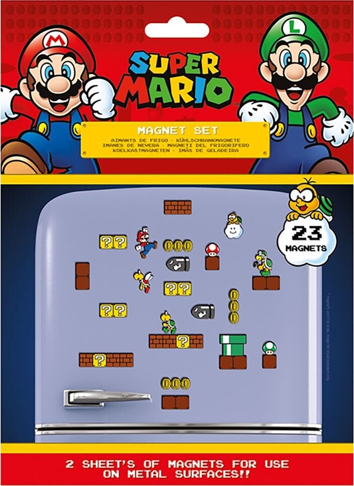 Nintendo - Super Mario Magnet Set (ms65081)