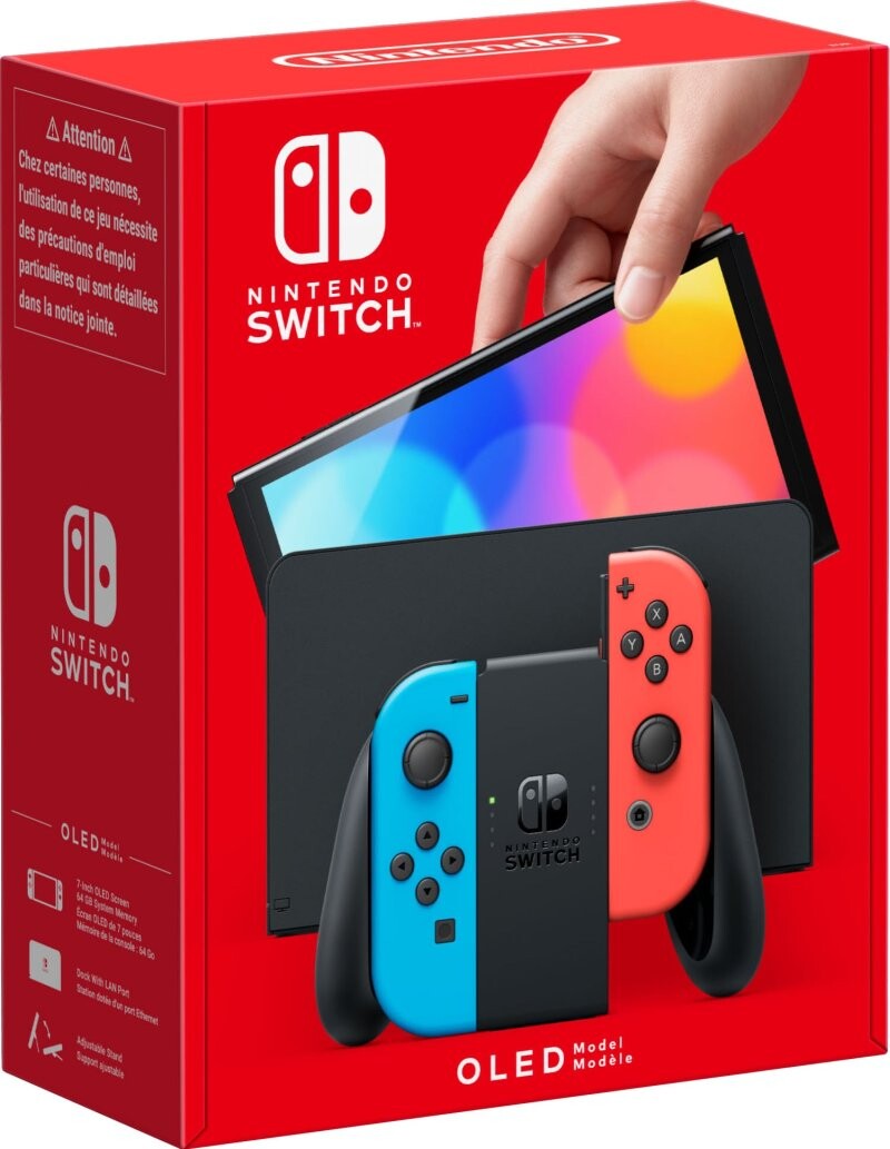 Billede af Nintendo Switch Konsol - Oled - Blå Rød