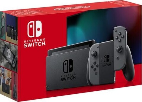 Nintendo Switch Console With Grey Joy-con (v2)