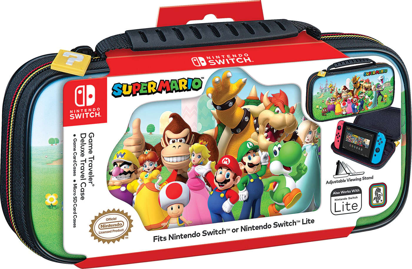 Se Nintendo Switch Deluxe Traveler Case Cover - Super Mario hos Gucca.dk