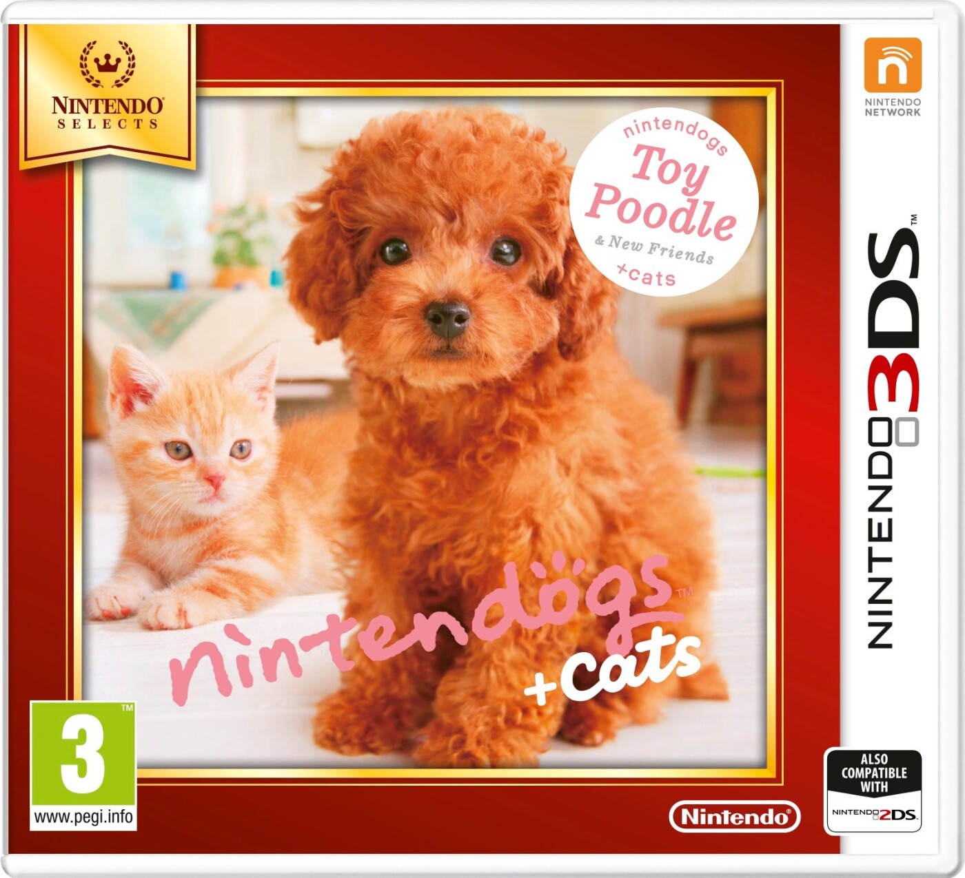 Nintendogs And Cats 3d: Toy Poodle (select) - Nintendo 3DS