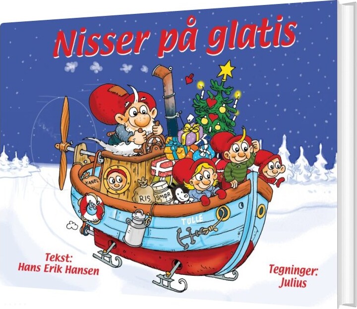 Billede af Nisser På Glatis - Hans Erik Hansen - Bog