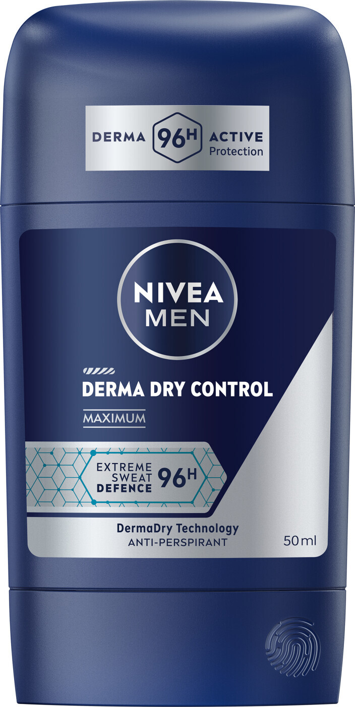 Nivea - Derma Dry Control Stick - Male - 50 Ml