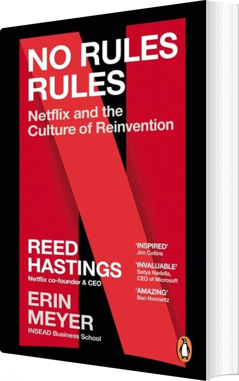 No Rules Rules: Netflix And The Culture Of Reinvention - Reed Hastings - English Book