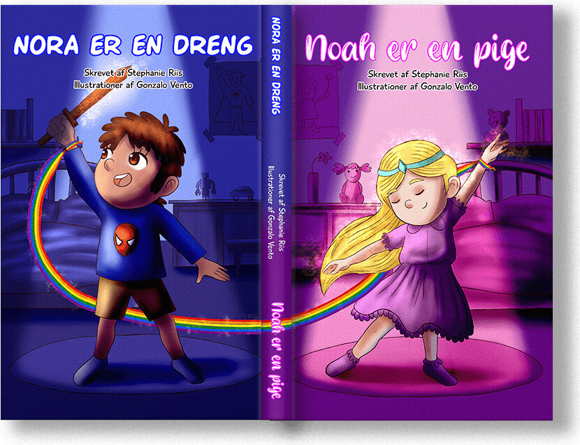 Billede af Noah Er En Pige & Nora Er En Dreng - Stephanie Riis - Bog
