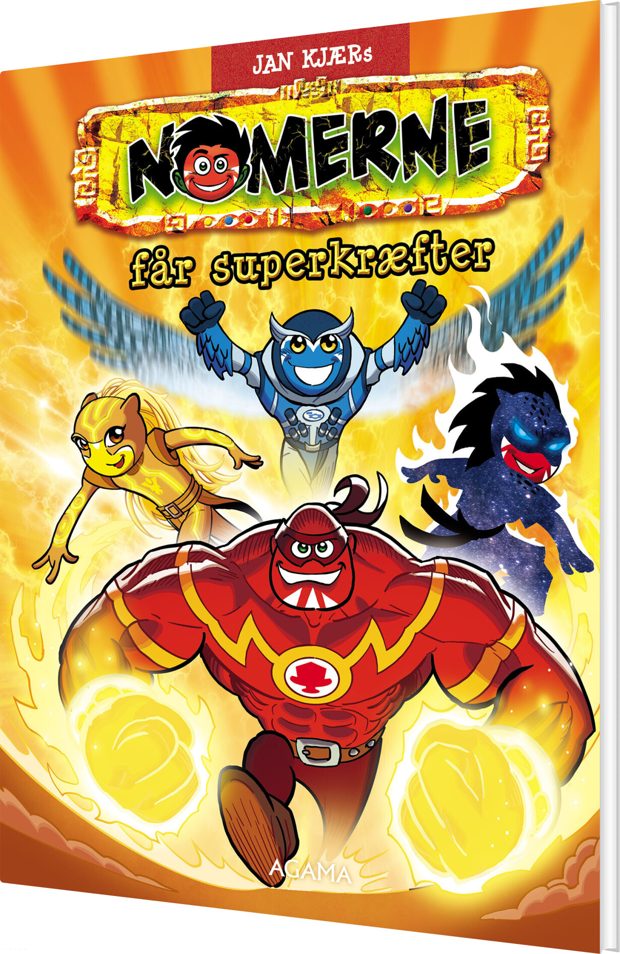 Nomerne Får Superkræfter - Jan Kjær - Bog