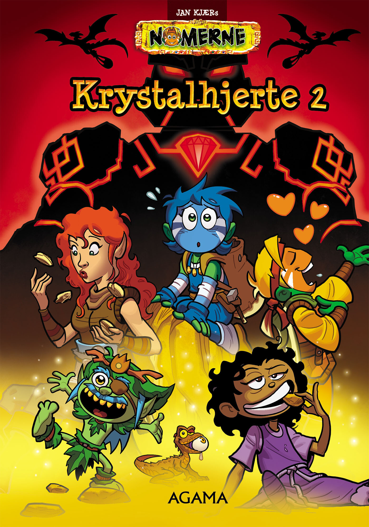 Billede af Nomerne: Krystalhjerte 2 - Lix23 - Jan Kjær - Bog