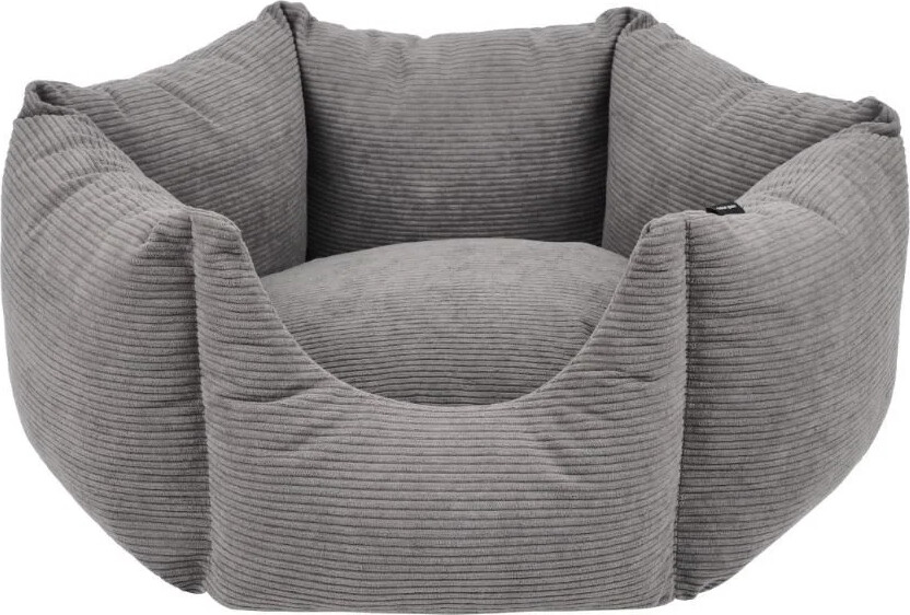 Nordic Paws - Hundeseng Comfyhex - Koksgrå - Large 75 X 75 X 27 Cm