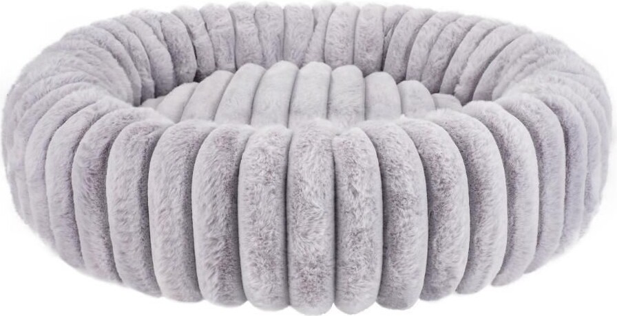 Nordic Paws - Ripple Comfort Dogbed - Lysegrå - L - 100x100x22cm