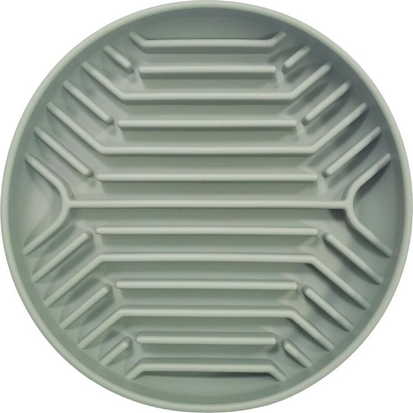 Nordic Paws - Slikkemåtte Rund, Sky - Green - 19x19cm