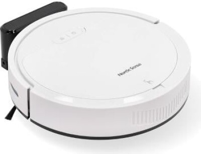 Nordic Sense - Robotstøvsuger Med Ladestation - Hvid