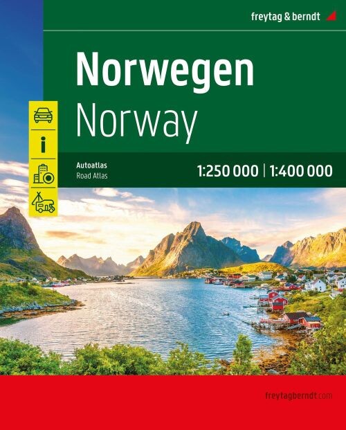 Billede af Norge - Norwegen - Norway Road Atlas - Diverse - English Book