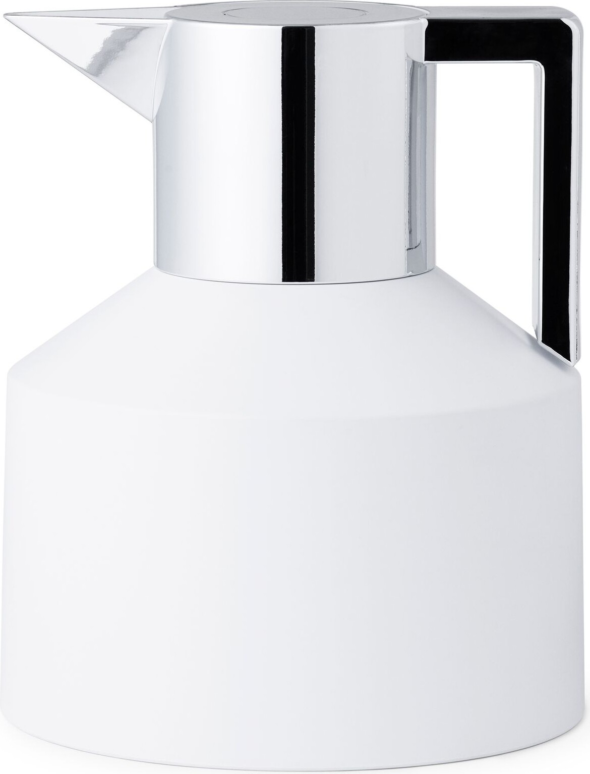 Normann Copenhagen - Geo Vacuum Jug - White/silver