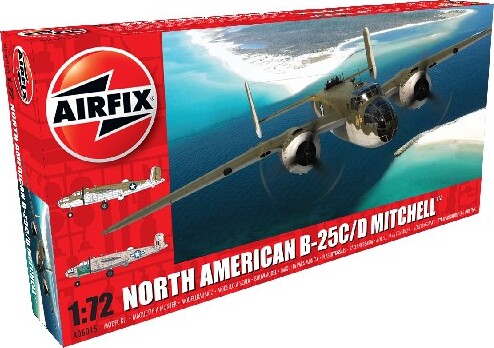 Se Airfix - North American Mitchell Fly Byggesæt - 1:72 - A06015 hos Gucca.dk