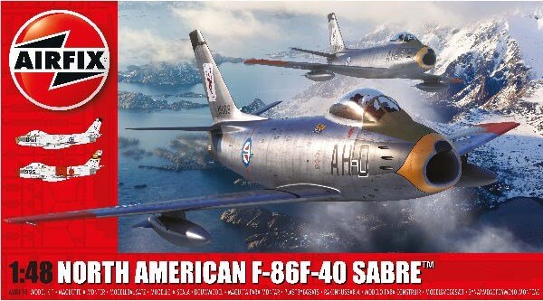 Se Airfix - North American F-86f-40 Fly Byggesæt - 1:48 - A08110 hos Gucca.dk