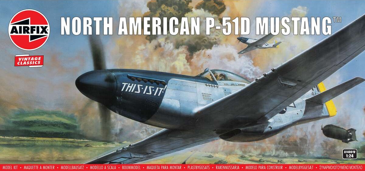 North American P-51d Mustang 1:24 - A14001v - Airfix