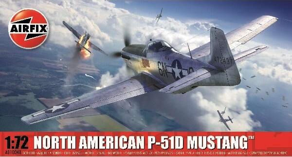 Se Airfix - North American P-51d Mustang - 1:72 - A01004b hos Gucca.dk