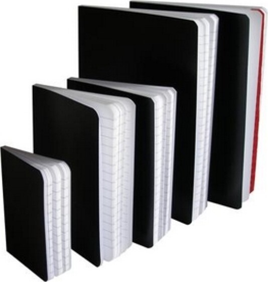 Notes Sort Voks A7 Linjeret 48 Sider - Bright Office