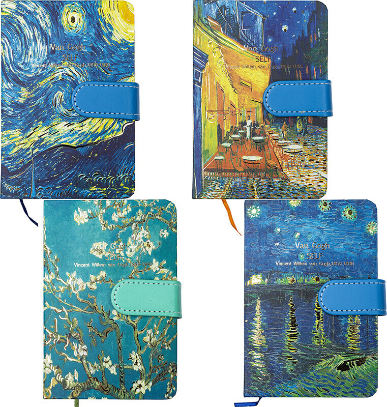Notesbog 94 X 143 Mm - 160 Sider Van Gogh - Centrum