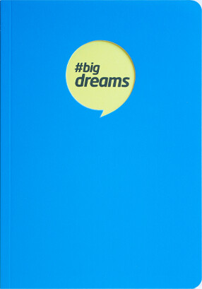 Notesbog A5 Linjeret 160 Sider # Big Dreams