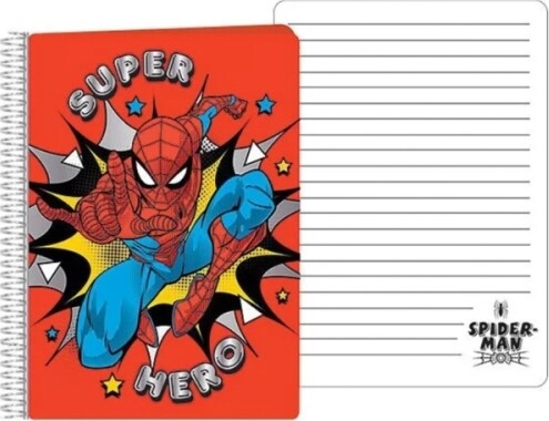 Notesbog A5 Med Spiral Spiderman