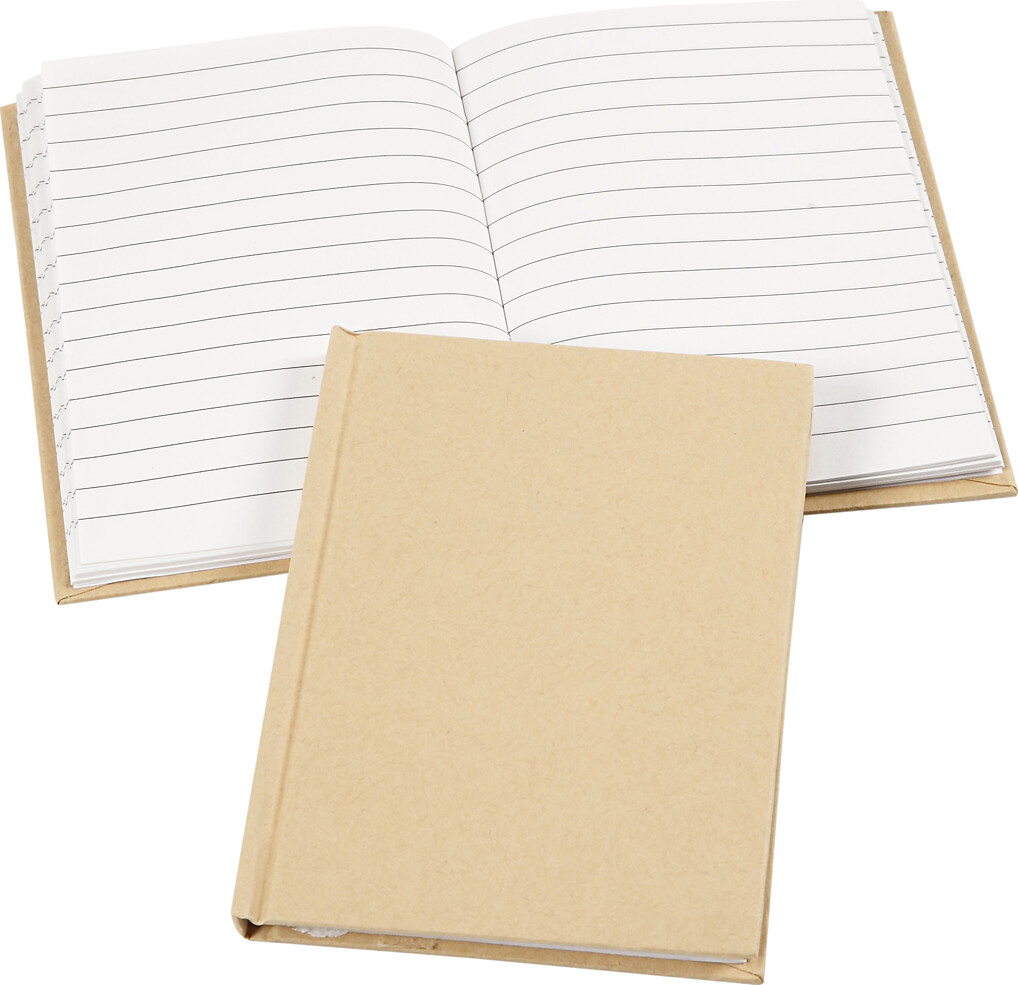 Notesbog - A6 - 60 G - Brun - 1 Stk.