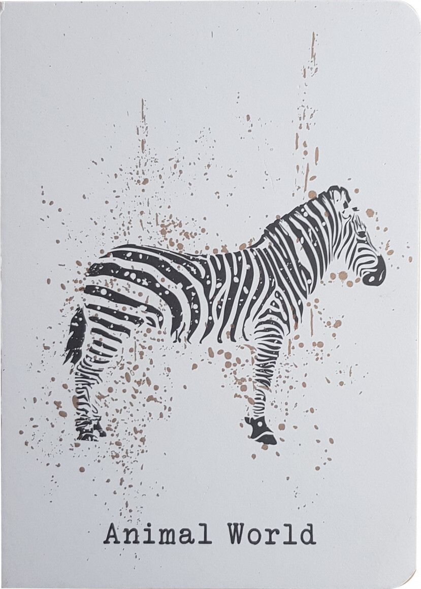 Notesbog Animal World 13 X 18 Cm